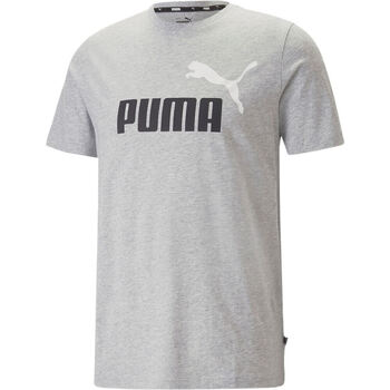 textil Hombre Polos manga corta Puma ESS+ 2 Col Logo Tee Gris