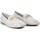 Zapatos Mujer Zapatos de trabajo Pitillos MOCASINES CALADOS CON CADENA  5644 NUDE Rosa