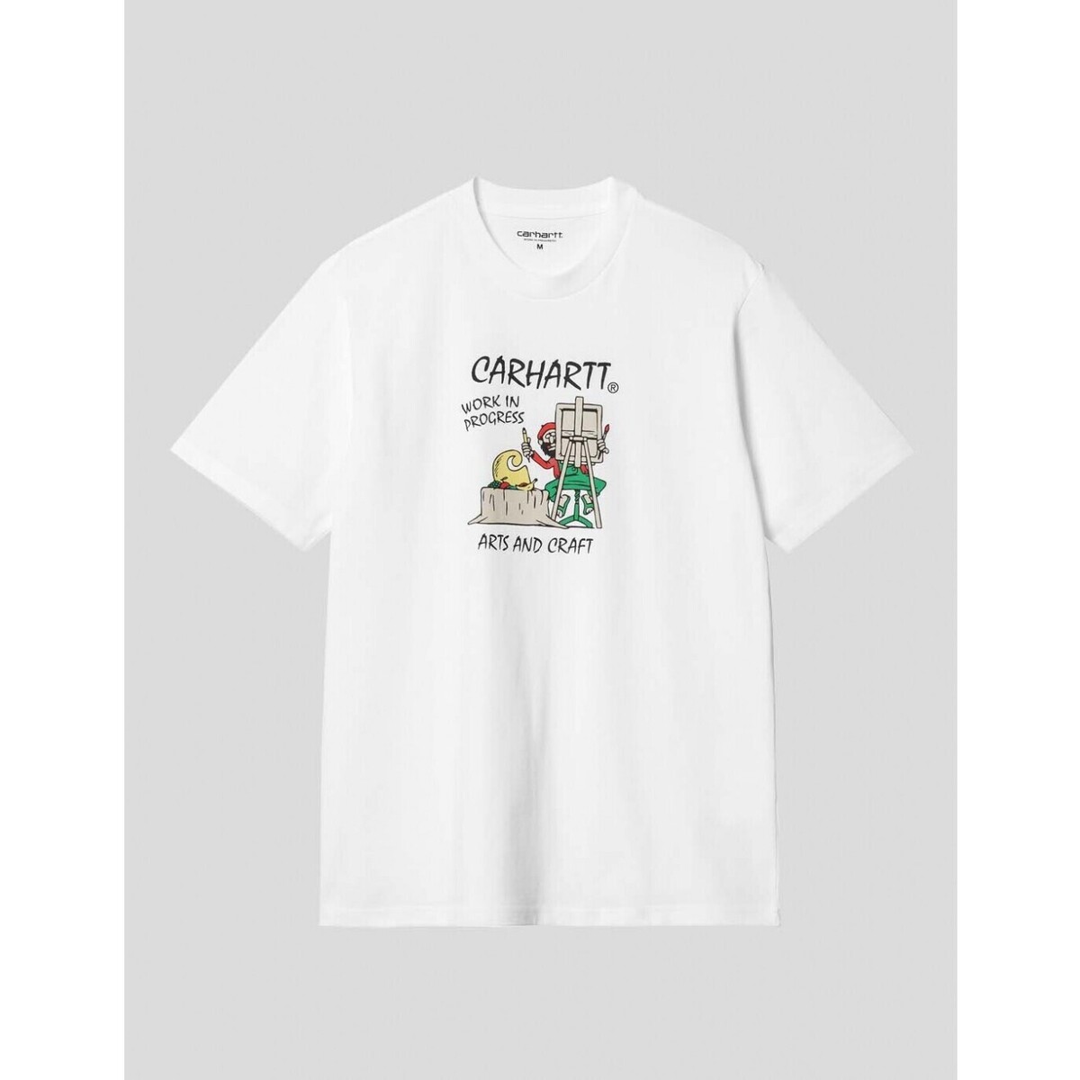 textil Hombre Camisetas manga corta Carhartt CAMISETA   ART SUPPLY TEE  WHITE Blanco