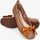Zapatos Mujer Bailarinas-manoletinas Wonders CH-1001 Marrón