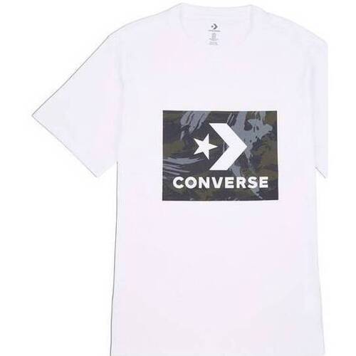 textil Hombre Tops y Camisetas Converse Star Chevron  10026575-A02 Blanco
