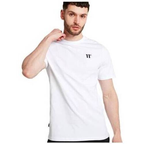 textil Hombre Tops y Camisetas 11 Degrees Core  11D3185-002 Blanco