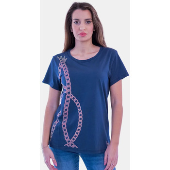 textil Mujer Tops y Camisetas Liu Jo TA4197-J6040 Azul oscuro