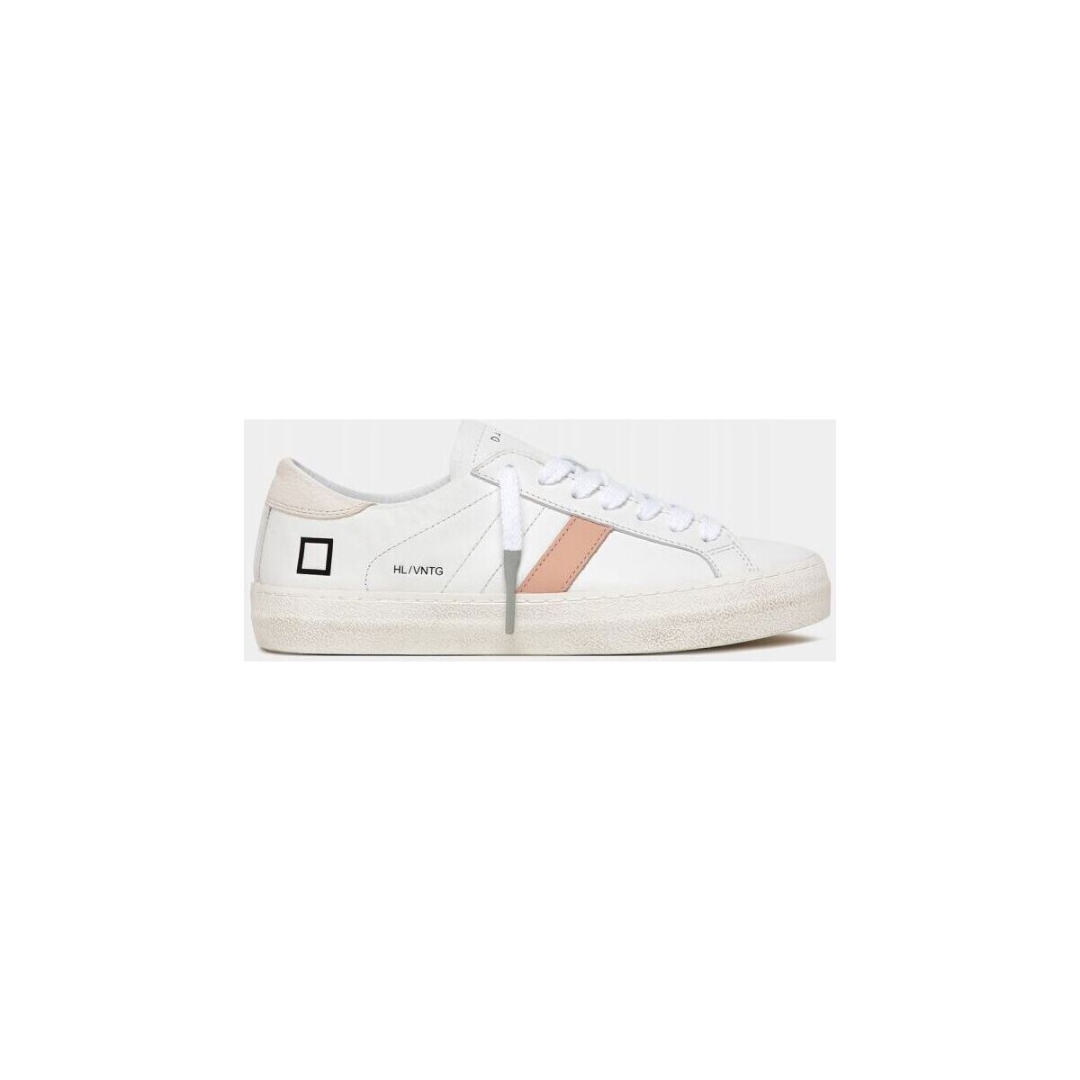Zapatos Mujer Deportivas Moda Date W401-HL-VC-IR - HILL LOW VINTAGE-WHITE CREAM Blanco