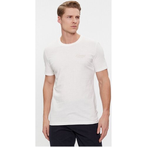 textil Hombre Camisetas manga corta Guess M4RI49 KBL31 - Hombres Blanco