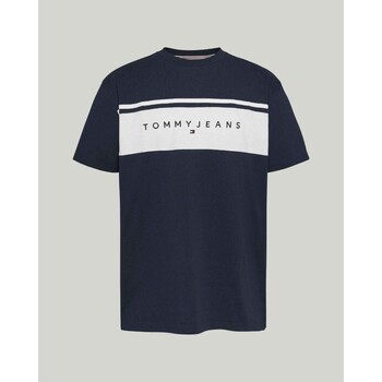 textil Hombre Camisetas manga corta Tommy Hilfiger DM0DM18658C1G Azul