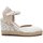 Zapatos Mujer Derbie & Richelieu Mandarina Shoes Cuñas de Novia Mandarina Sunny Blanco Blanco