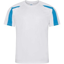 textil Hombre Camisetas manga larga Awdis Cool JC003 Blanco