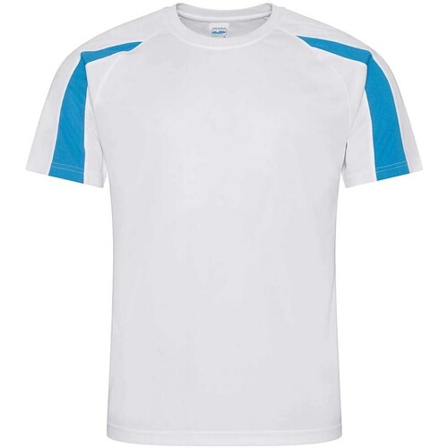 textil Hombre Camisetas manga larga Awdis Cool JC003 Blanco