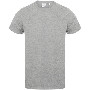 textil Hombre Camisetas manga larga Skinni Fit SF121 Gris