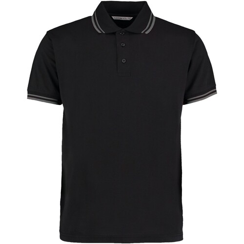 textil Hombre Tops y Camisetas Kustom Kit PC6302 Negro