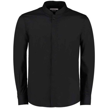 textil Hombre Camisas manga larga Kustom Kit K161 Negro