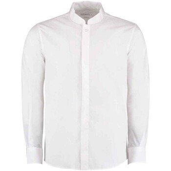 textil Hombre Camisas manga larga Kustom Kit K161 Blanco