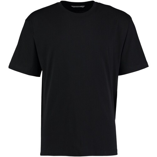 textil Hombre Camisetas manga larga Kustom Kit Hunky Superior Negro