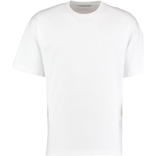 textil Hombre Camisetas manga larga Kustom Kit K500 Blanco