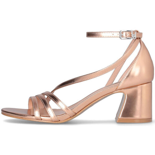 Zapatos Mujer Sandalias Liu Jo Sandalias con tacón metalizadas Oro