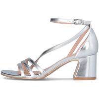 Zapatos Mujer Sandalias Liu Jo Sandalias con tacón metalizadas Plata