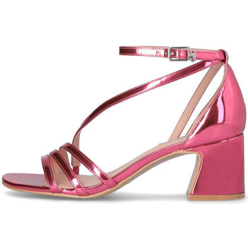 Zapatos Mujer Sandalias Liu Jo Sandalias con tacón metalizadas Rosa