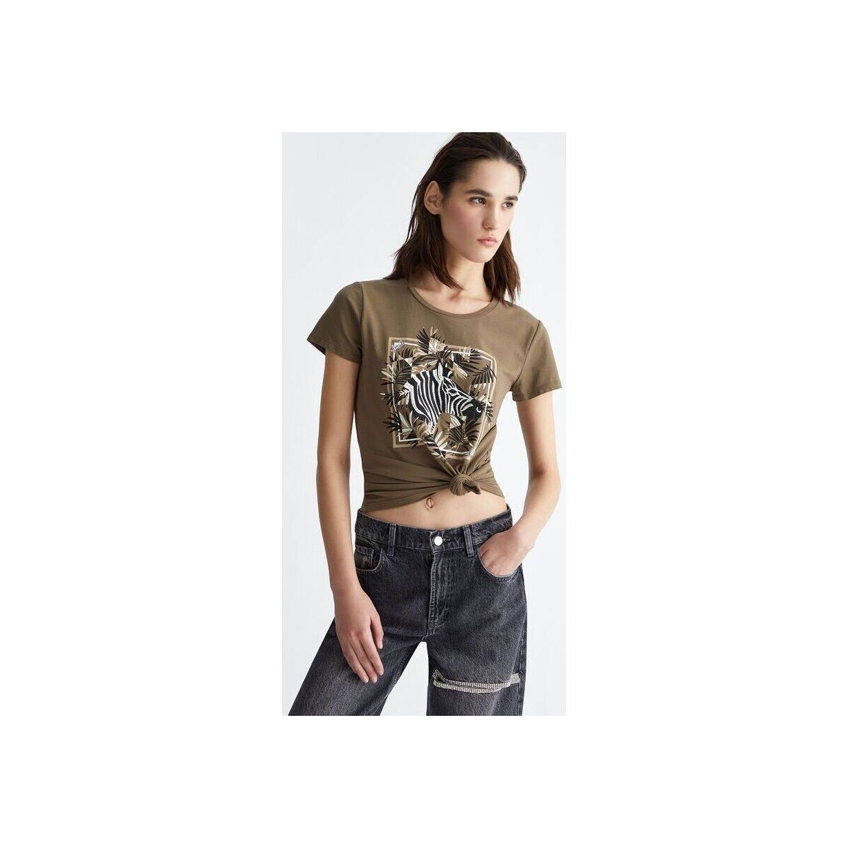 textil Mujer Tops y Camisetas Liu Jo MA4336 J5003-N9303 Gris