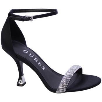 Zapatos Mujer Sandalias Guess Sandalo Donna Nero Flpkbc-sat03 Negro
