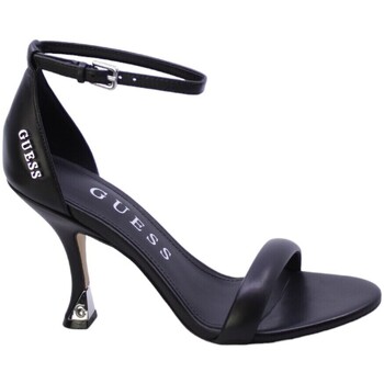 Zapatos Mujer Sandalias Guess Sandalo Donna Nero Flpkab-lea03 Negro