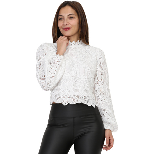 textil Mujer Tops / Blusas La Modeuse 69715_P162257 Blanco