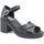 Zapatos Mujer Sandalias Bueno Shoes BUE-E24-WY12501-NE Gris
