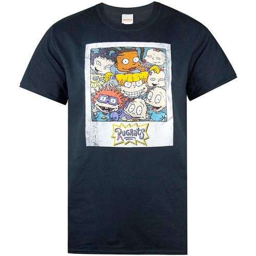 textil Hombre Camisetas manga larga Nickelodeon NS5262 Negro