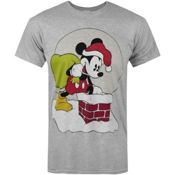 textil Hombre Camisetas manga larga Disney NS5485 Gris