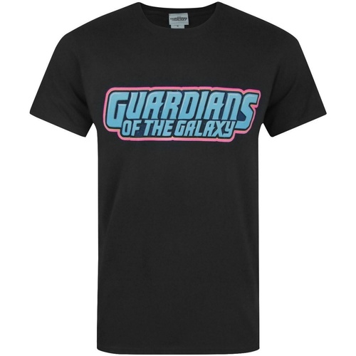 textil Hombre Camisetas manga larga Guardians Of The Galaxy NS5554 Negro