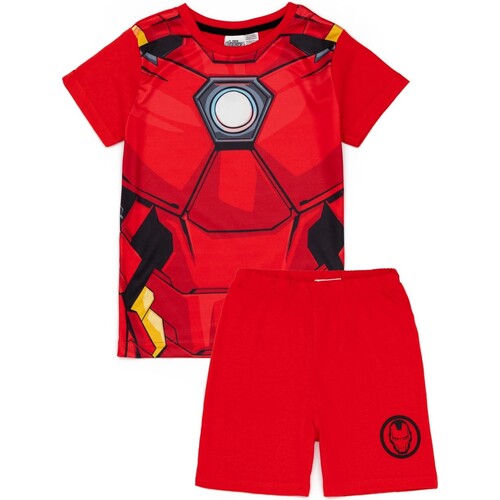 textil Niño Pijama Iron Man NS7335 Rojo