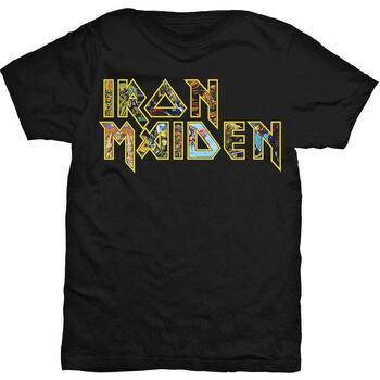 textil Camisetas manga larga Iron Maiden Eddie Negro