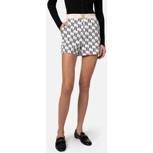 textil Mujer Shorts / Bermudas Elisabetta Franchi SHS0141E2-E84 Beige