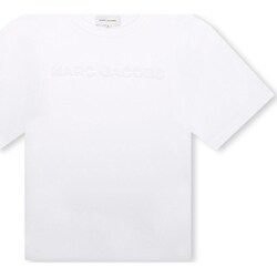 textil Niña Camisetas manga corta Marc Jacobs W60039 Blanco