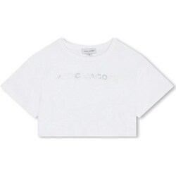 textil Niña Camisetas manga corta Marc Jacobs W60168 Blanco