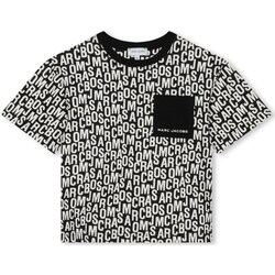textil Niña Camisetas manga corta Marc Jacobs W60143 Negro