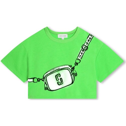 textil Niña Camisetas manga corta Marc Jacobs W60210 Verde
