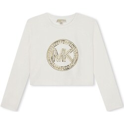 textil Niña Camisetas manga corta MICHAEL Michael Kors R30004 Blanco