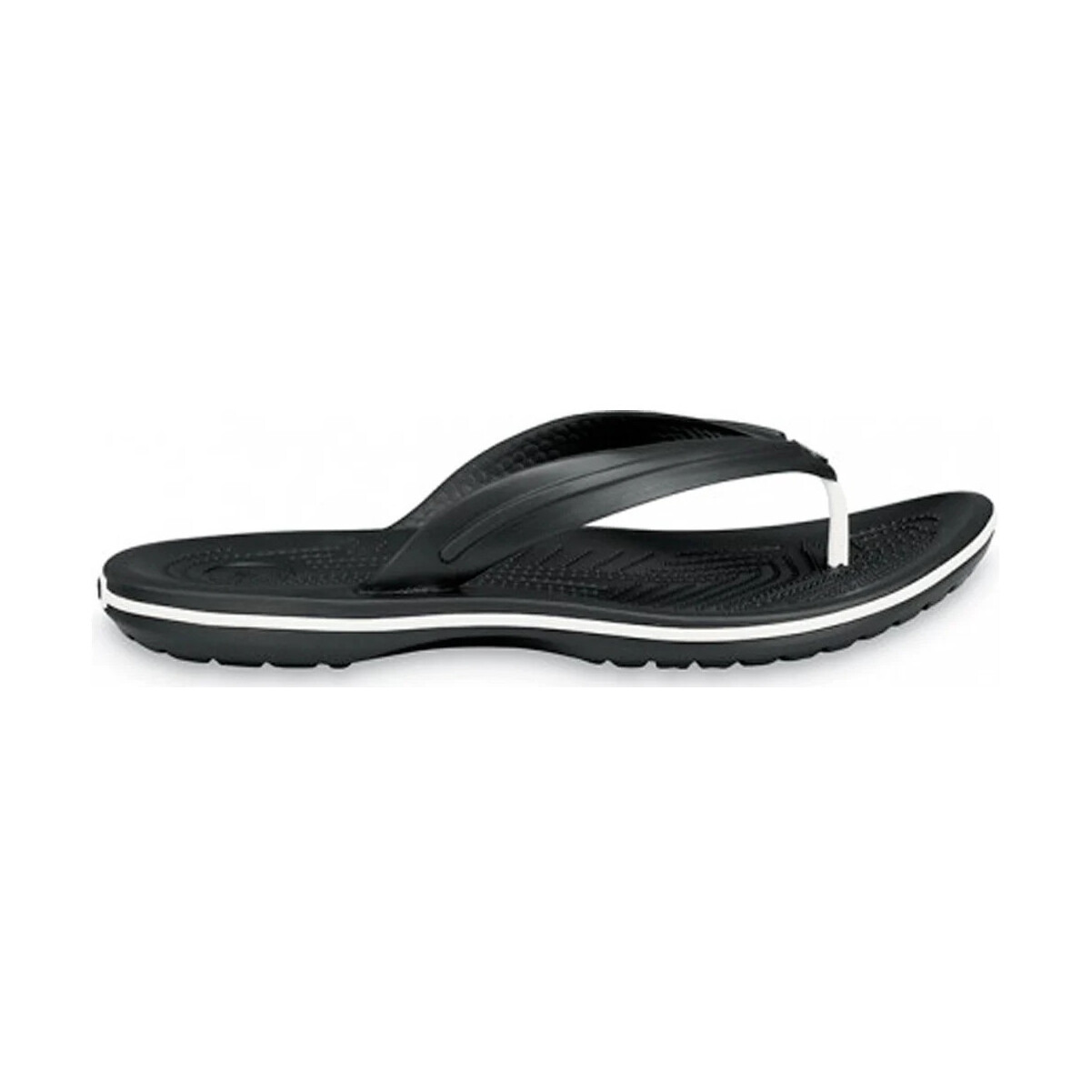 Zapatos Hombre Chanclas Crocs Crocband Flip Negro