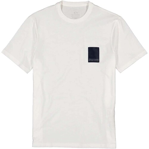 textil Hombre Tops y Camisetas EAX T-Shirt Blanco