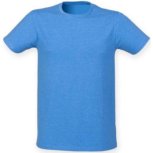 textil Hombre Camisetas manga larga Sf Feel Good Azul