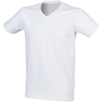textil Hombre Camisetas manga larga Sf SF122 Blanco