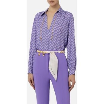 textil Mujer Camisas Elisabetta Franchi CAS3041E2-BX9 Violeta
