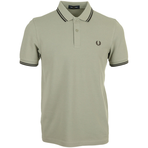 textil Hombre Tops y Camisetas Fred Perry Twin Tipped Gris