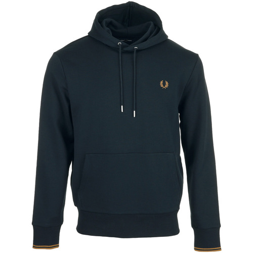 textil Hombre Sudaderas Fred Perry Tipped Hooded Sweatshirt Azul