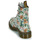 Zapatos Mujer Botas de caña baja Dr. Martens 1460 W Multi Floral Garden Print Backhand Blanco / Multicolor