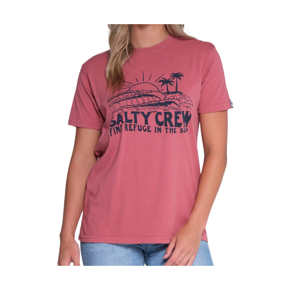 textil Mujer Tops y Camisetas Salty Crew  Rosa