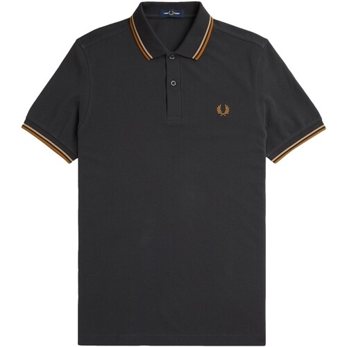 textil Hombre Polos manga corta Fred Perry  Gris