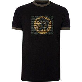 textil Hombre Camisetas manga corta Trojan Camiseta Con Logo Del Artista Negro