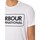 textil Hombre Camisetas manga corta Barbour Camiseta Con Logo Grande Y Esencial Blanco
